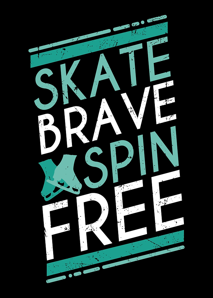Two Crossed Figure Skates