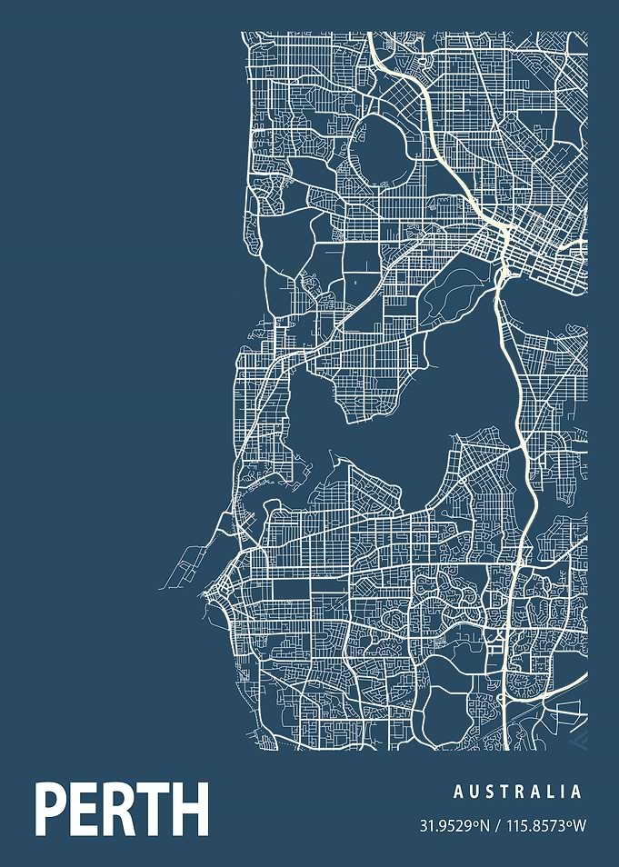 Peth Blueprint Street Map