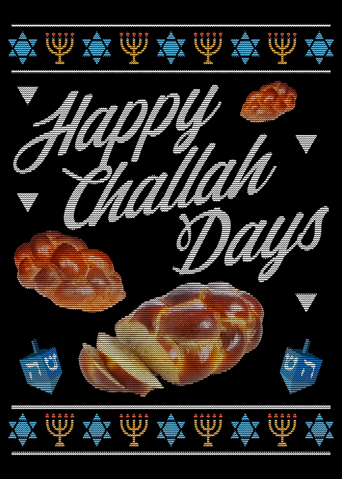 Ugly Hanukkah Jewish Chall