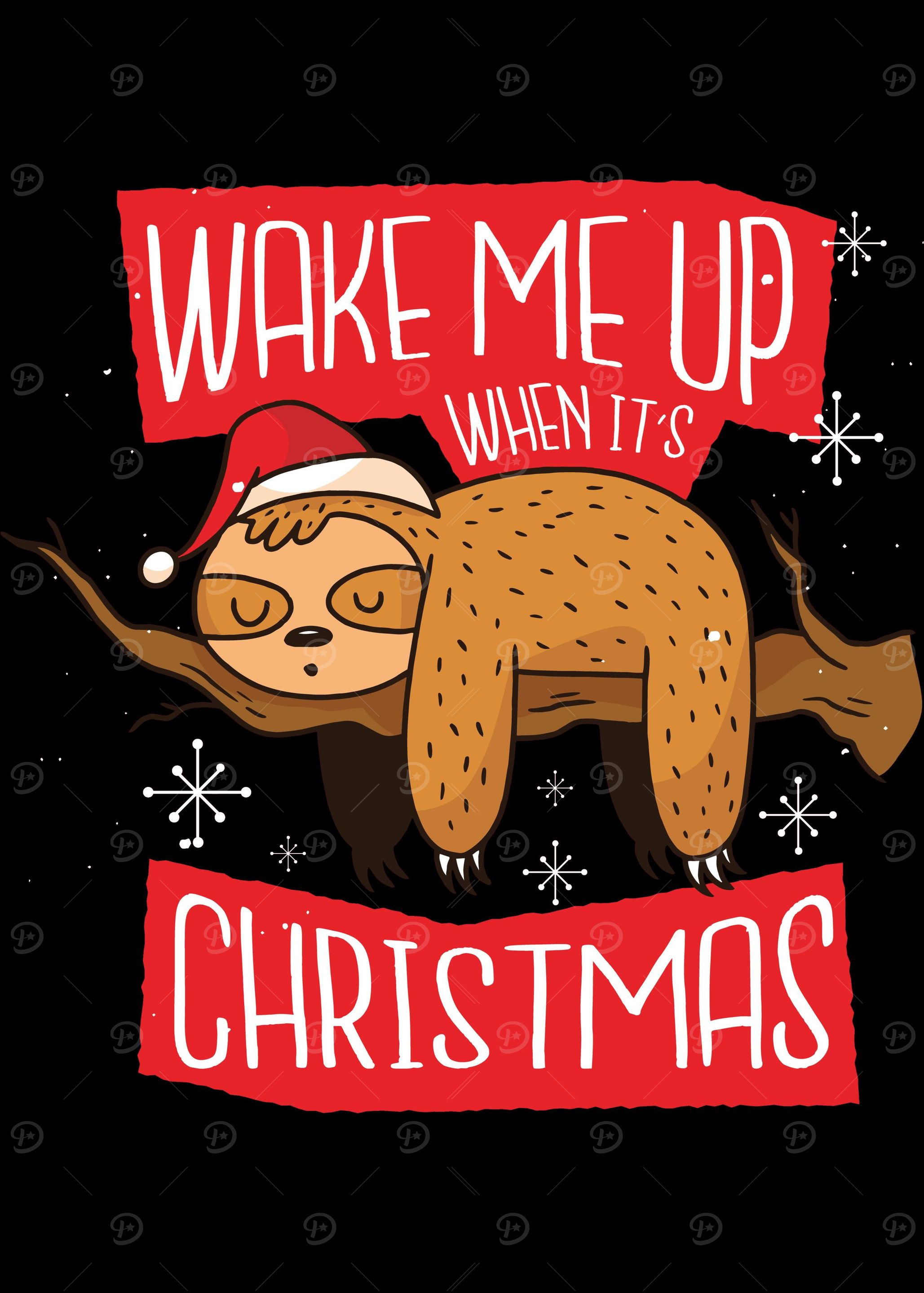 christmas sloth