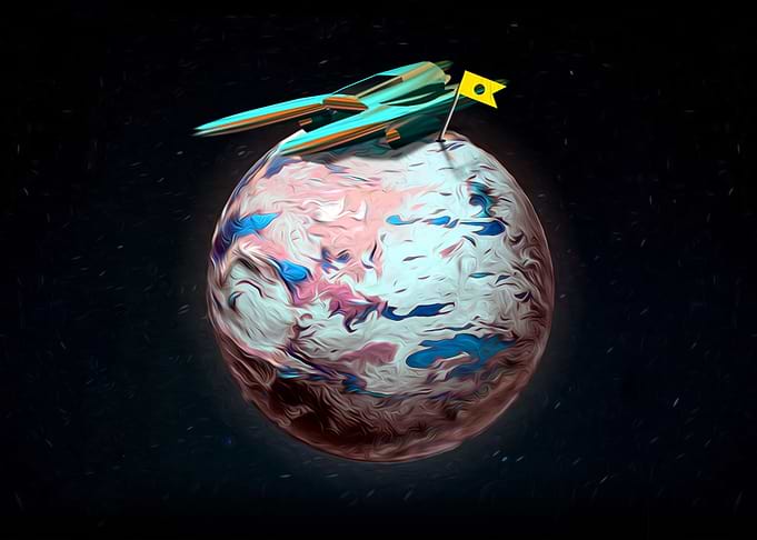 Castaway in space
