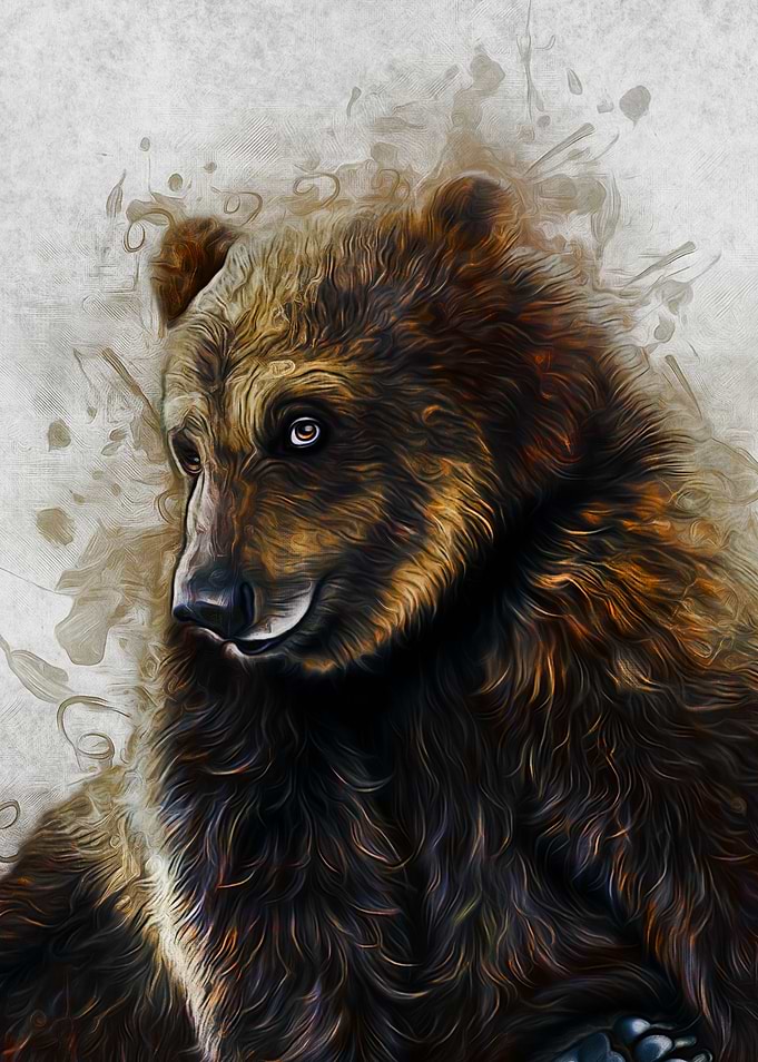 Brown Bear Art