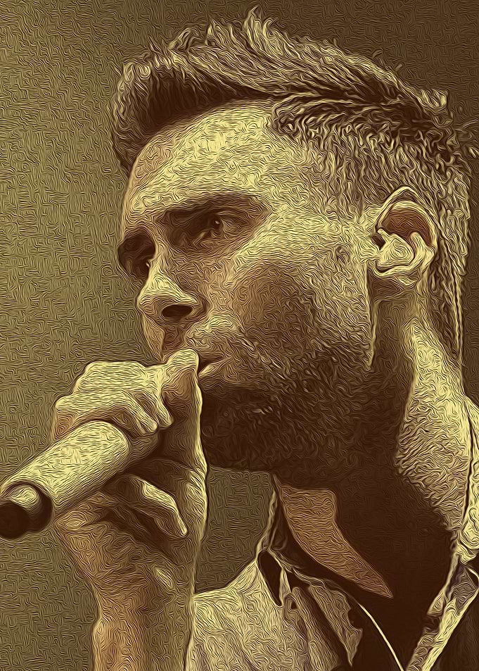 Adam Levine Vintage art 5