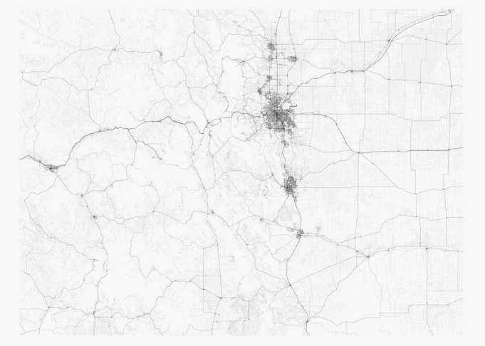 Roads of Colorado Map