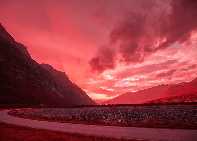 Norway Scenery Scene Sceni