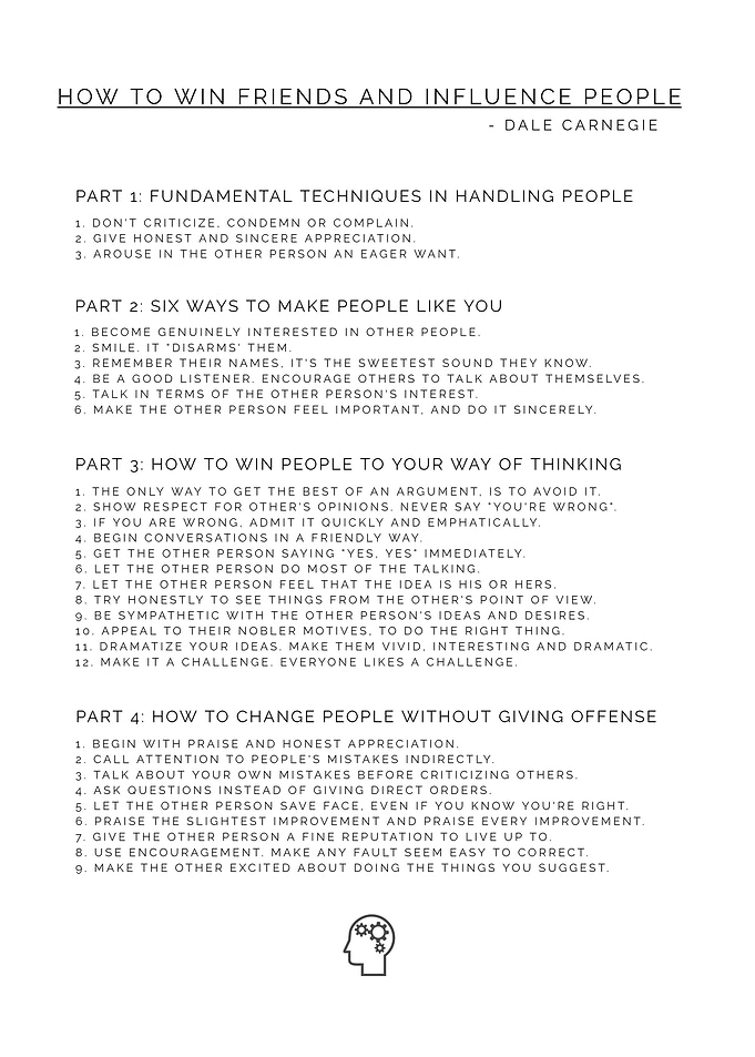 Win Friends and Influence