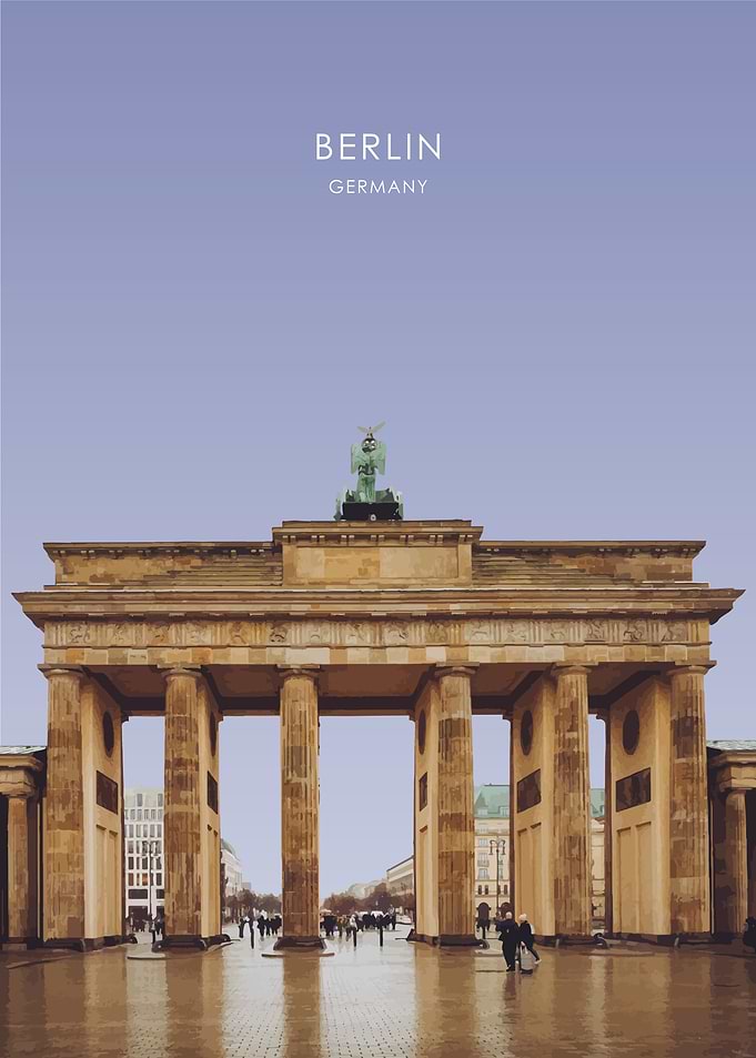 Berlin Travel Illustration