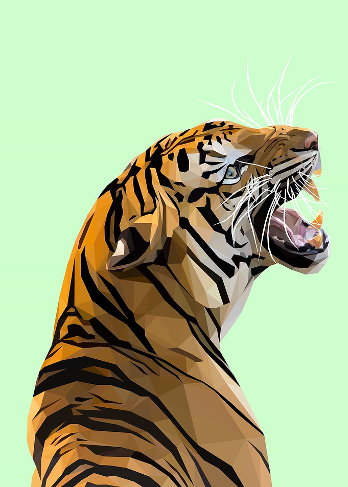 Tiger Lowpoly