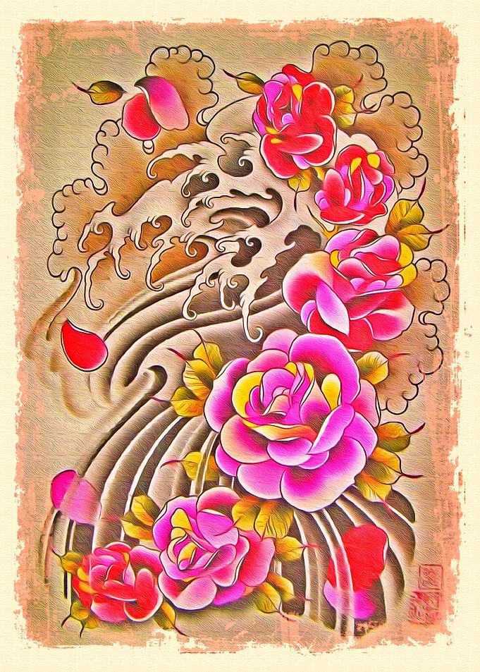 Flower Print Floral Art
