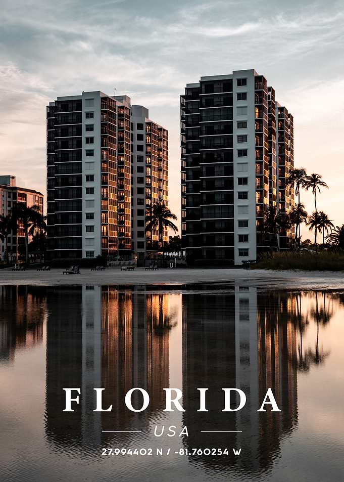 Florida Coordinate Art