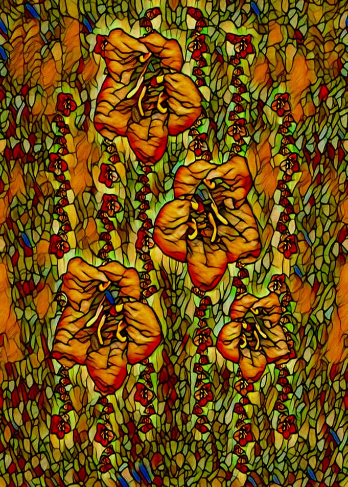 fantasy ornate flowers