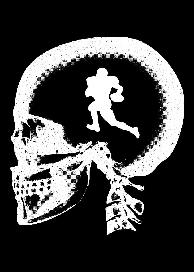 Football In My Brain Rug