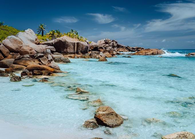 Low Tide On Paradise Beach