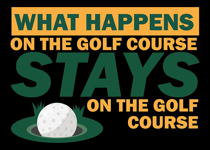 Funny Golfing Golfer