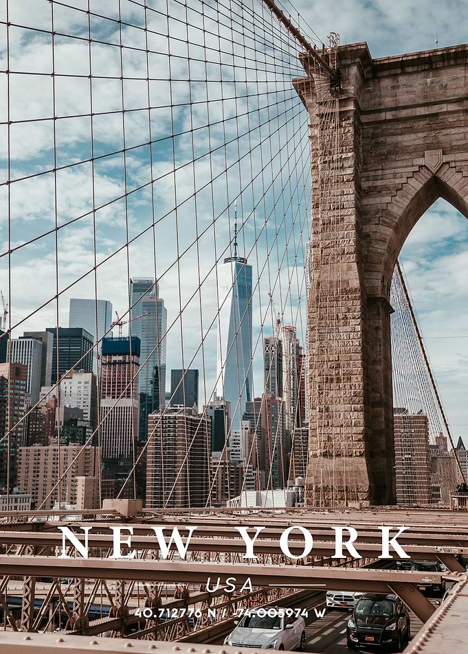 New York Coordinate Art