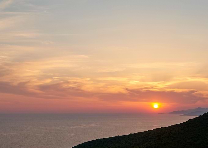 Nature Sunset Ocean Sea La
