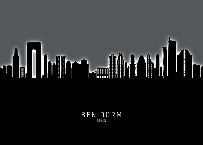 Benidorm Skyline Spain
