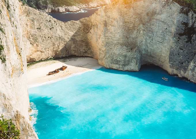 Shipwreck On Navagio Beach