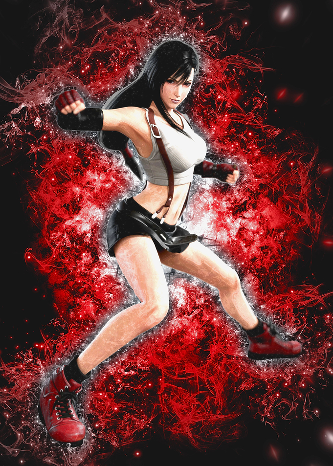 tifa lockhart aura