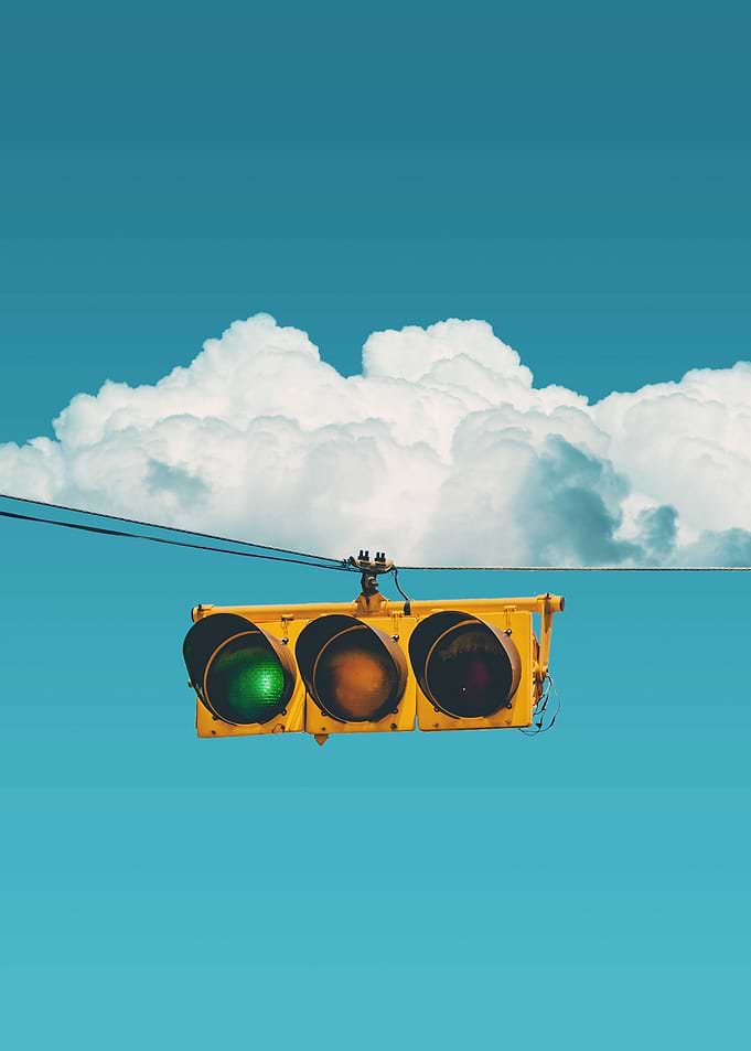 Minimalistic Traffic Light