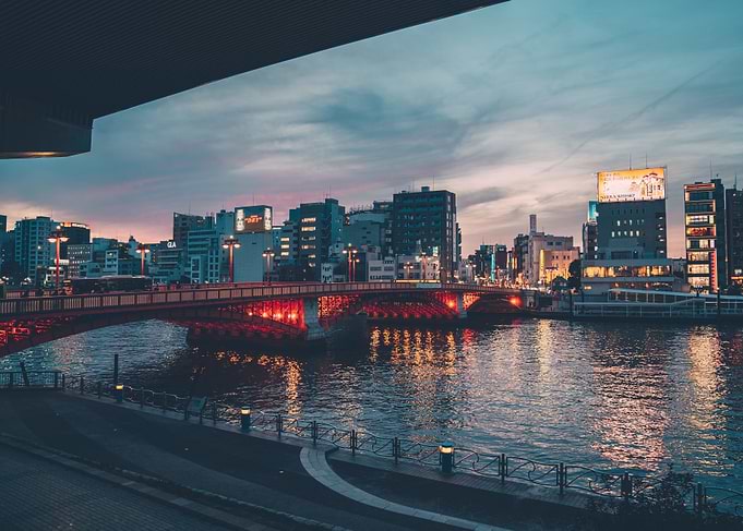 Tokyo on water