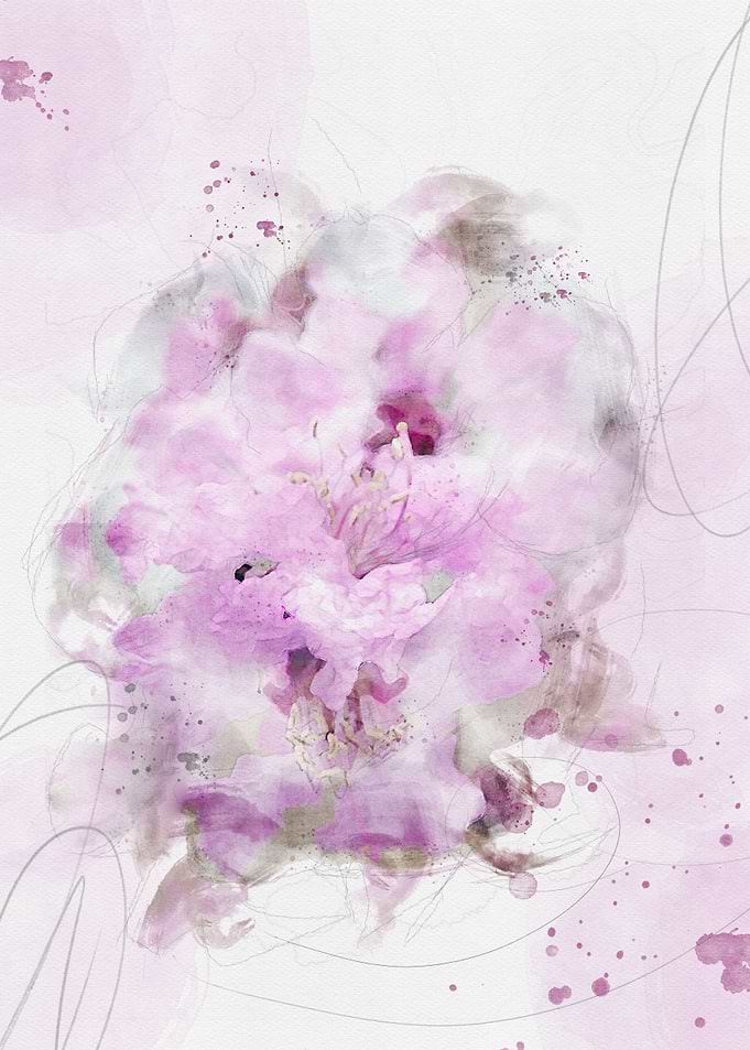 Flowers floating