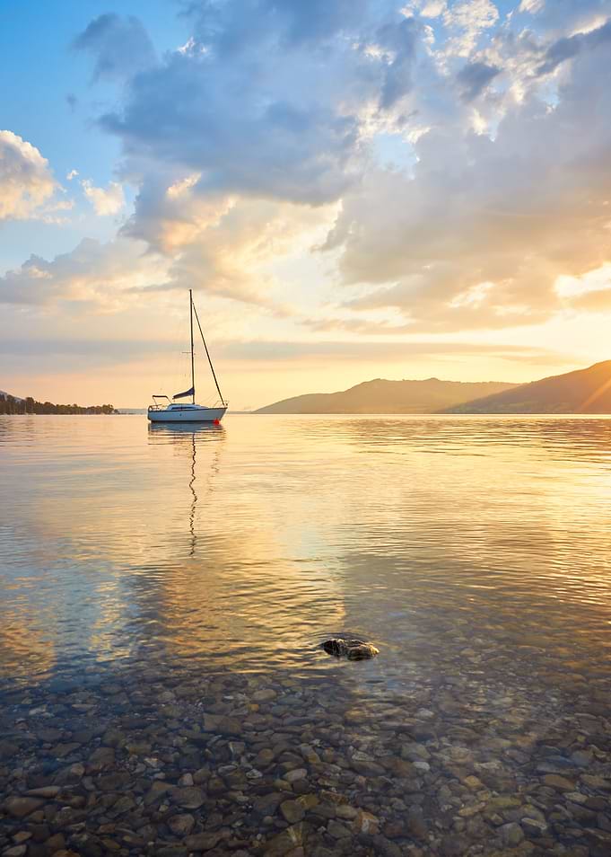 Picturesque lake
