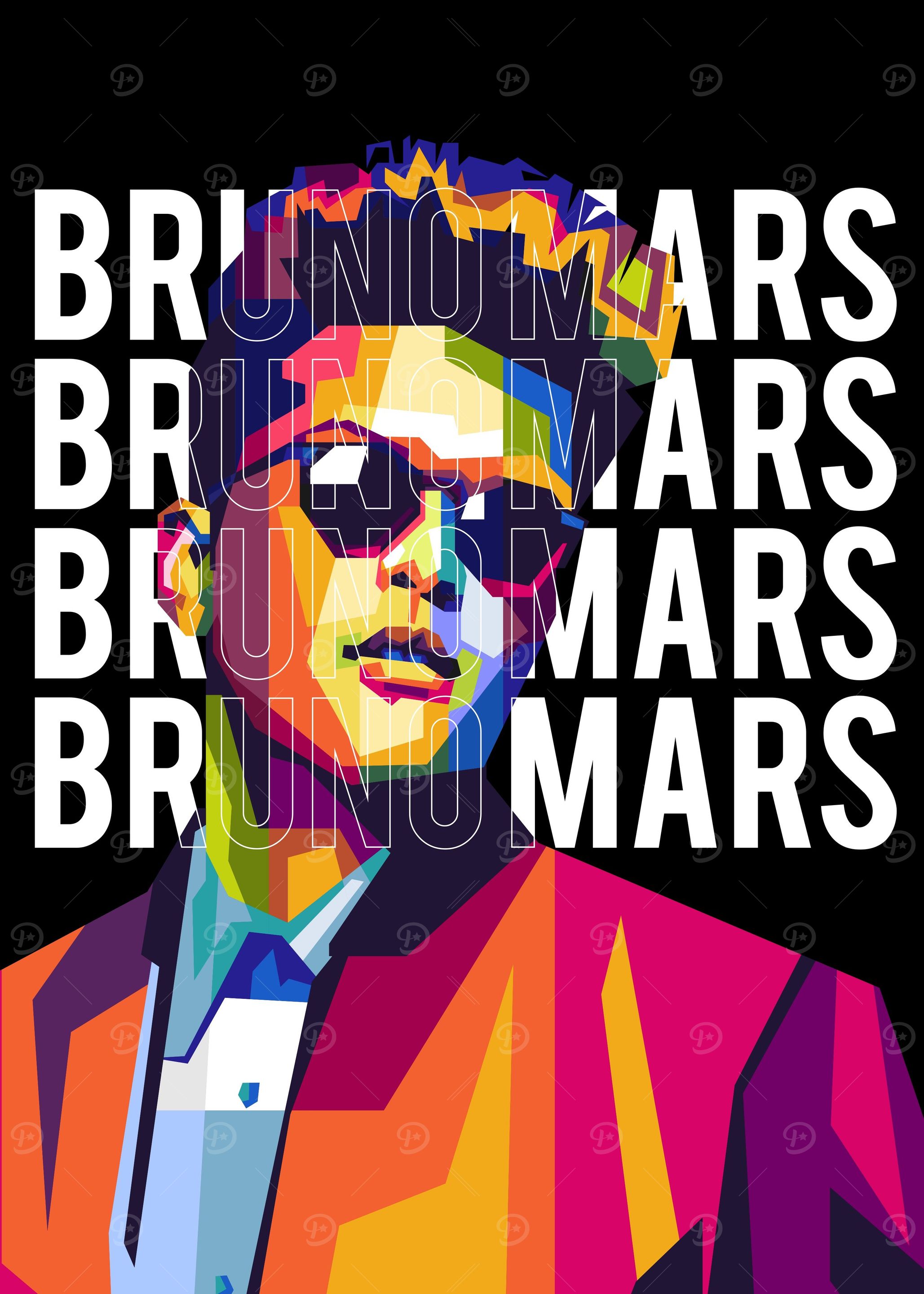 Bruno mars pop art