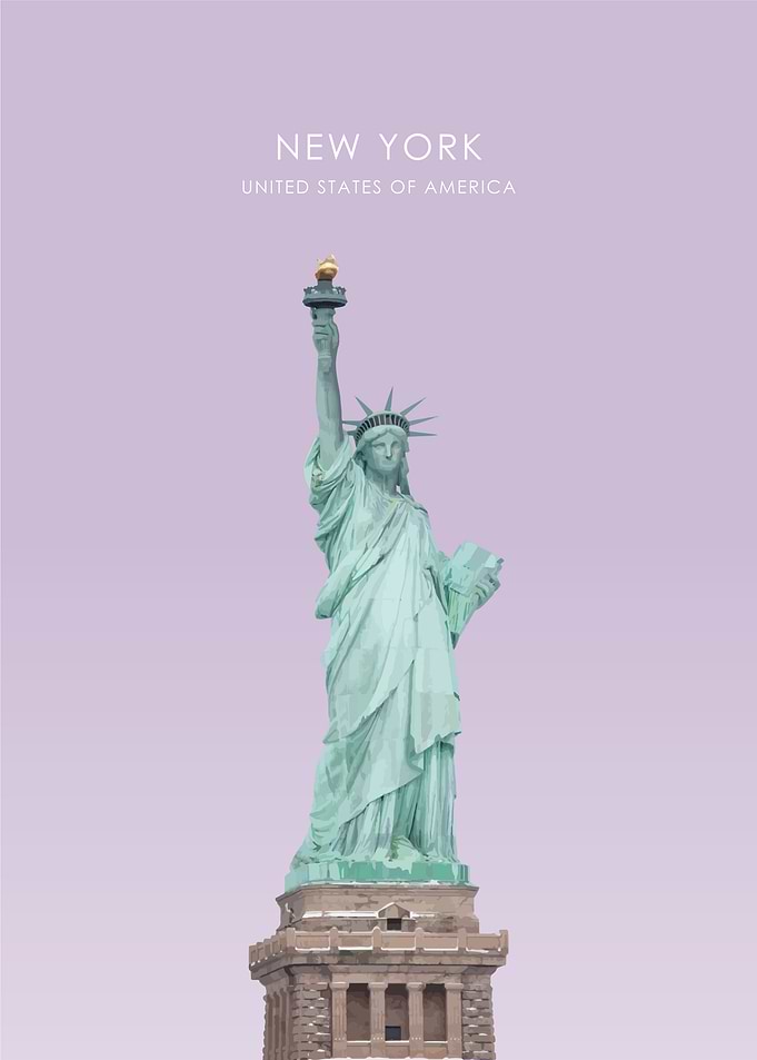 New York Travel Poster