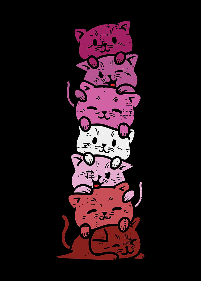 Cat Stack Lesbian Pride