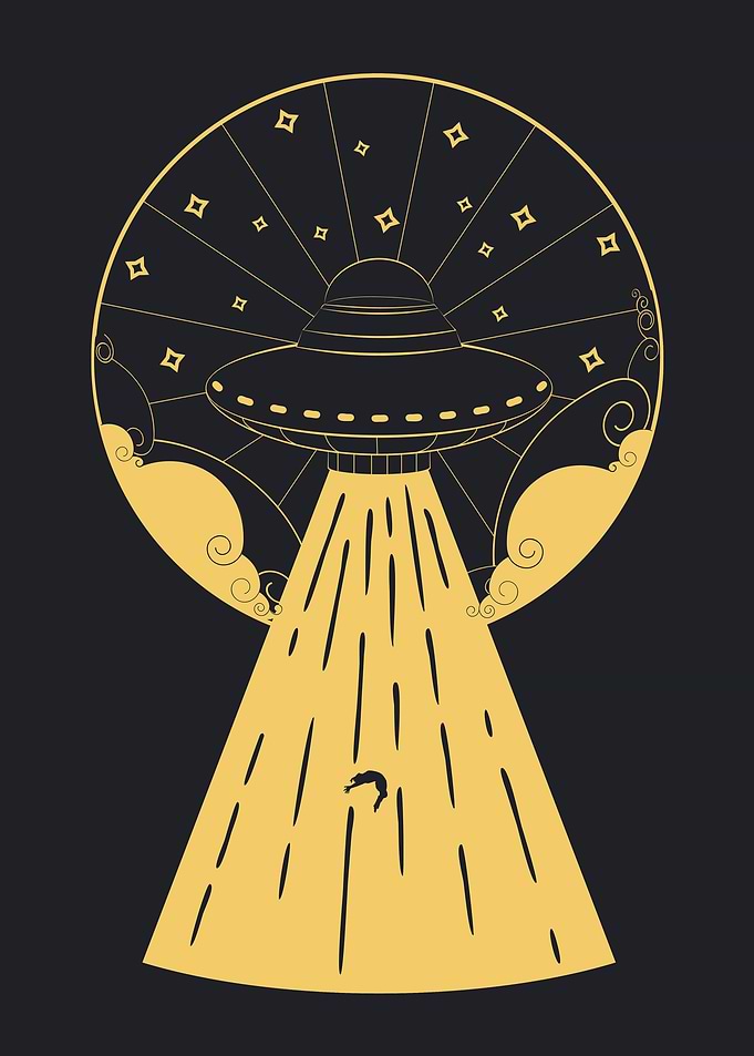 Retro design of flying ufo