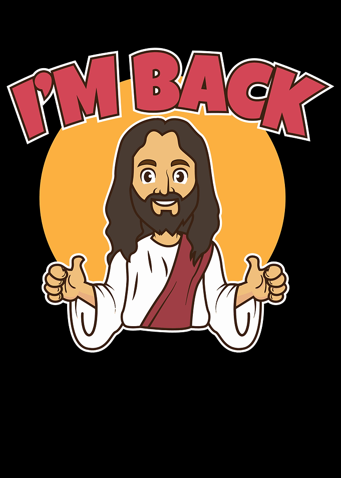 Mens Im Back Funny Easter