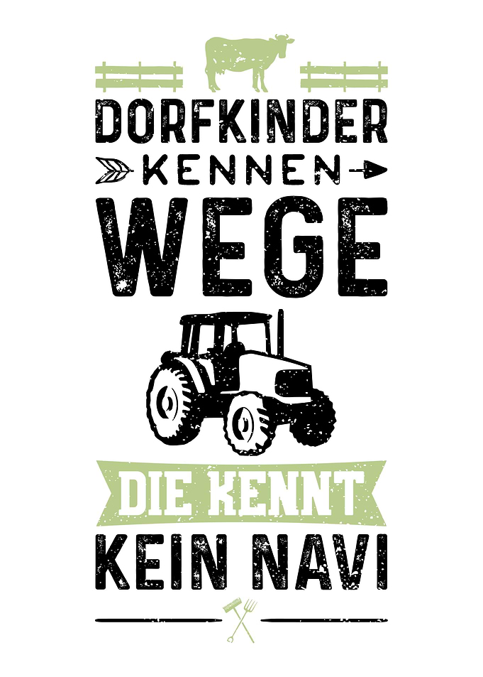 Dorfkinder Kennen Wege Die