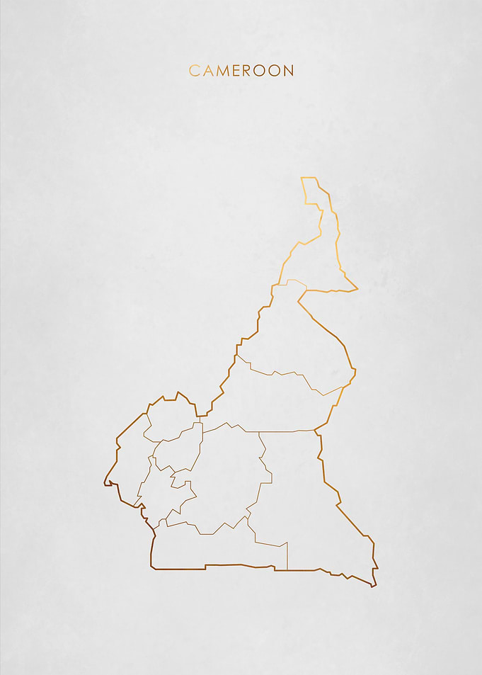 Gold Cameroon Map