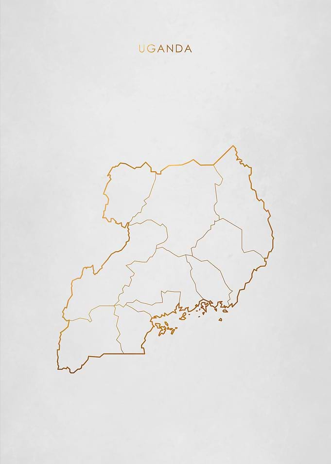 Gold Uganda Map