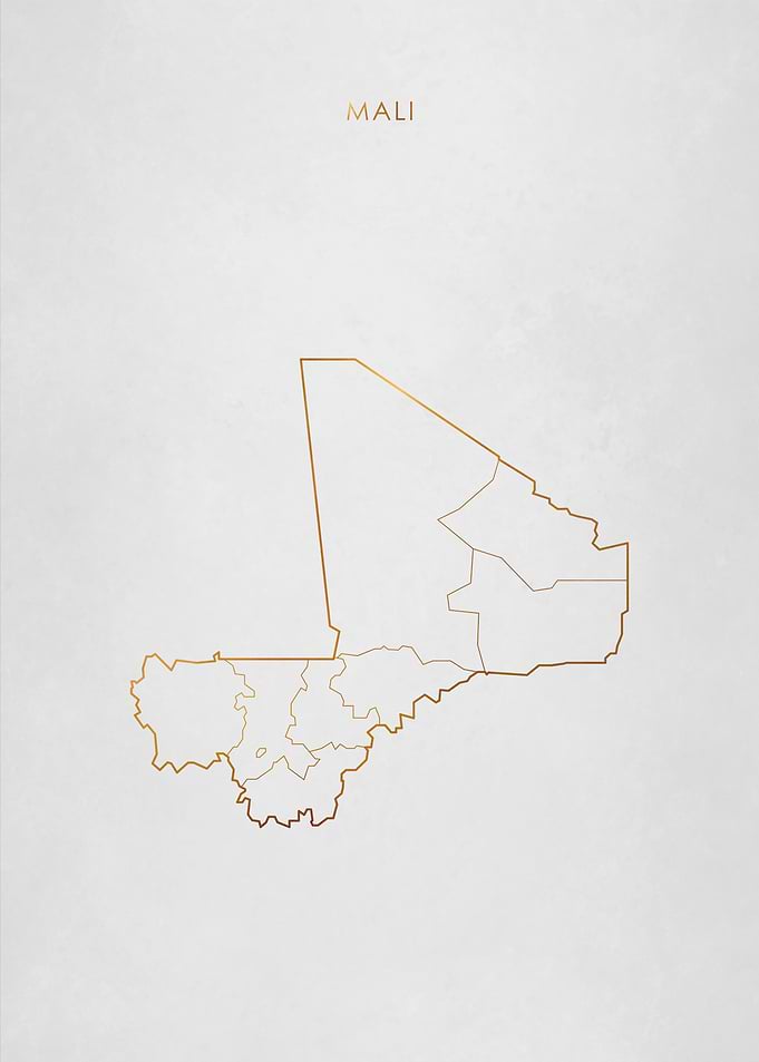 Gold Mali Map