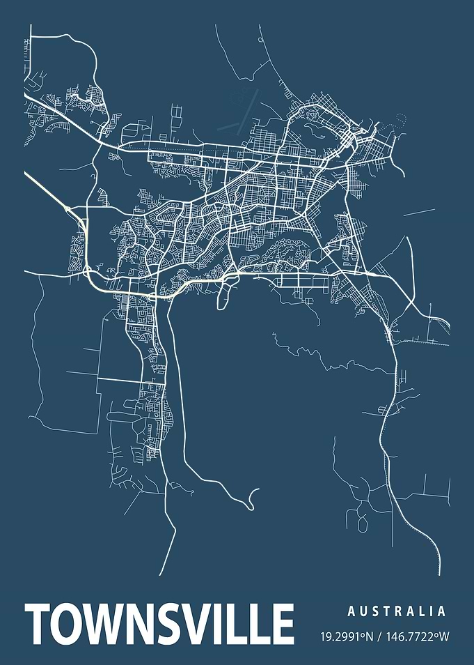 Townsville Blueprint Map