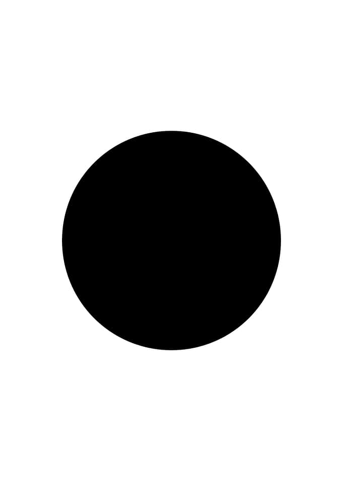 black circle