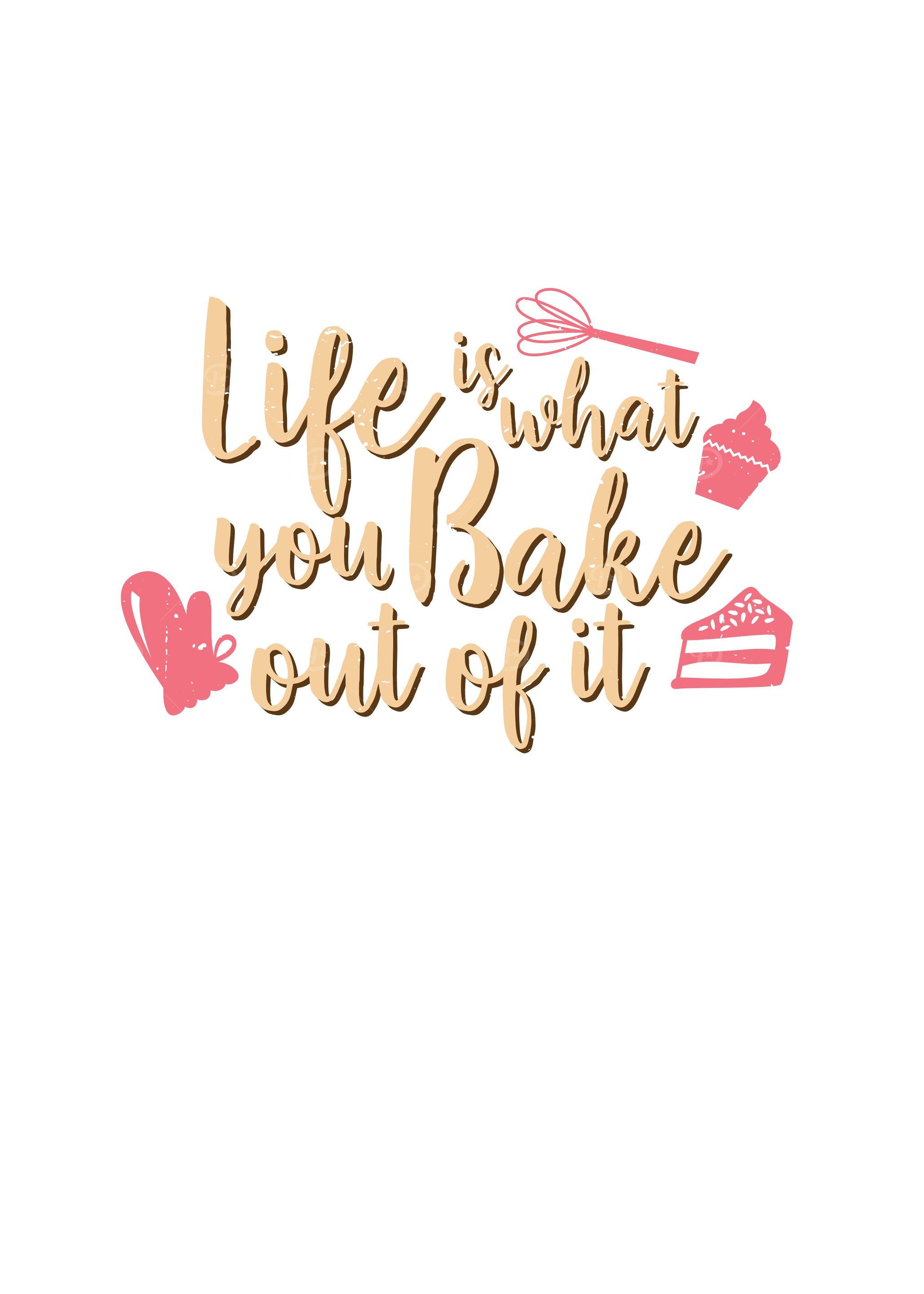 Bake out of it