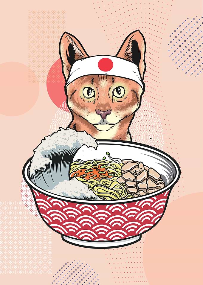 Savannah Cat Ramen