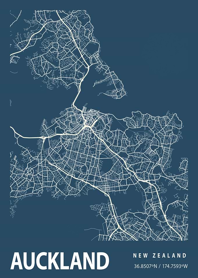 Auckland Blueprint Street