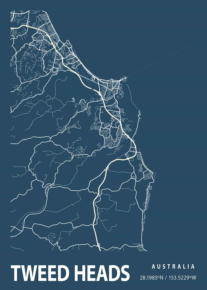 Tweed Heads Blueprint Map