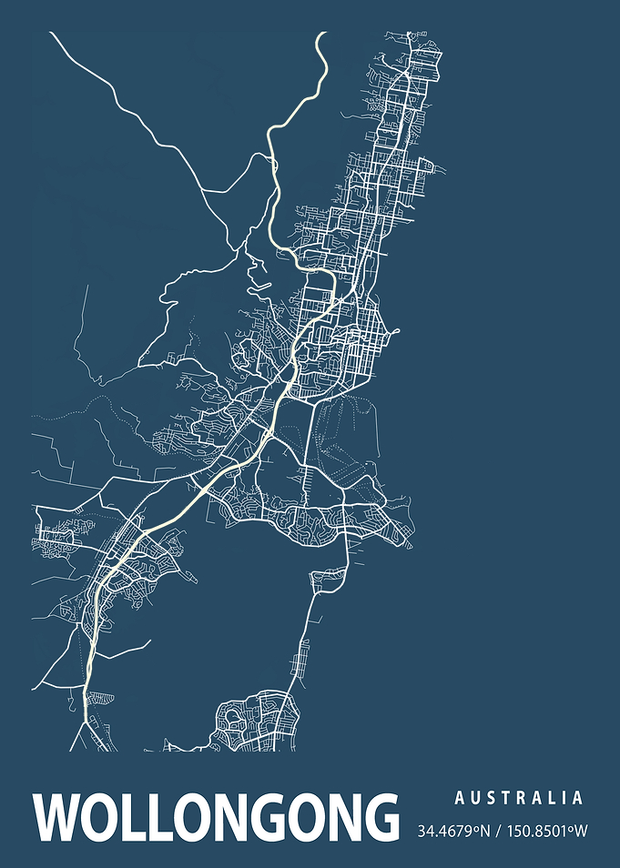 Wollongong Blueprint Map