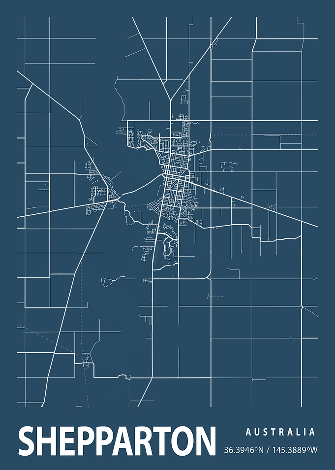 Shepparton Blueprint Map