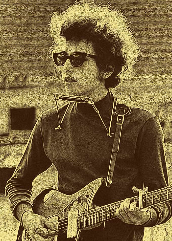 Bob Dylan Retro Vintage 8