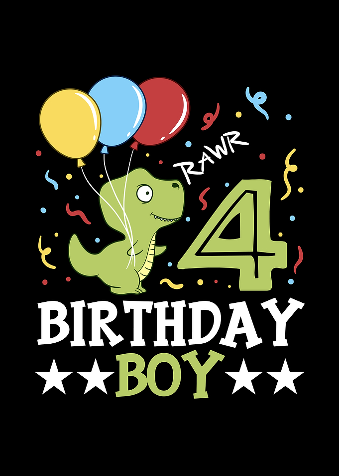 Rawr 4 Birthday Boy