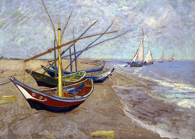 Boats in Saintes Maries