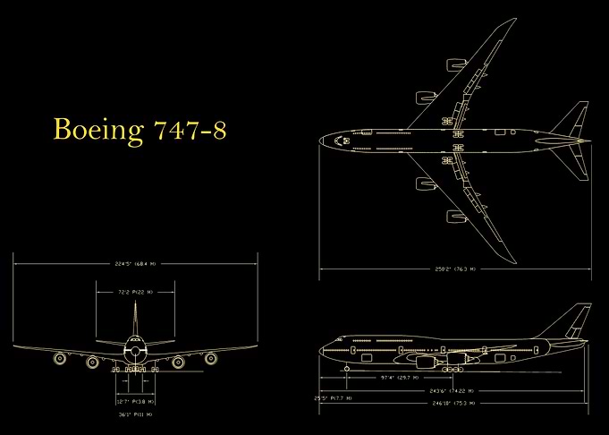 Boeing 7478 Blueprint