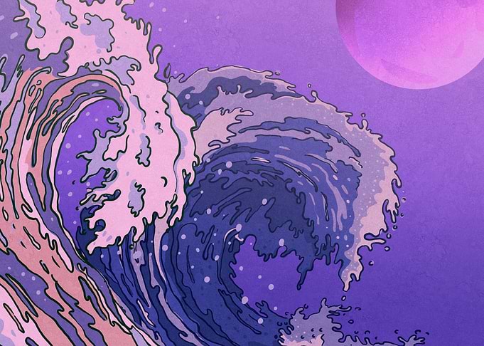 Big Wave 4 Double Purple
