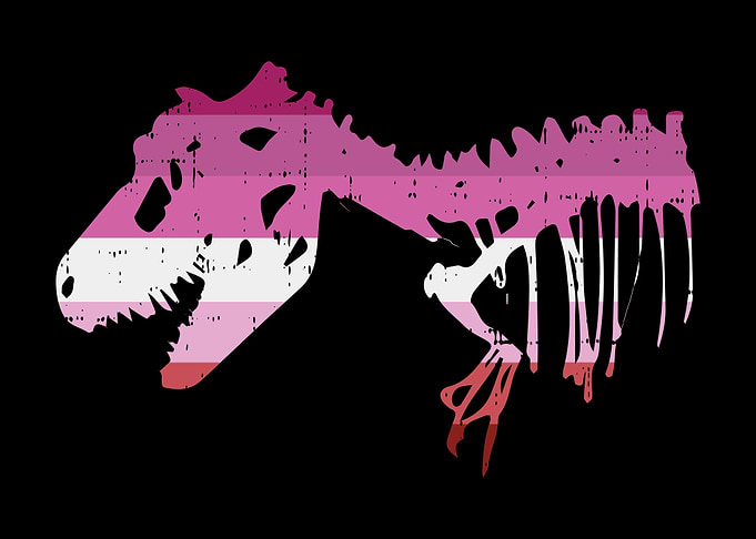 Trex Skeleton Lesbian